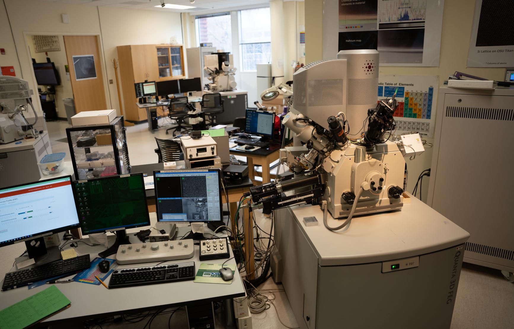 The Quanta 3D Microscope in the lab.