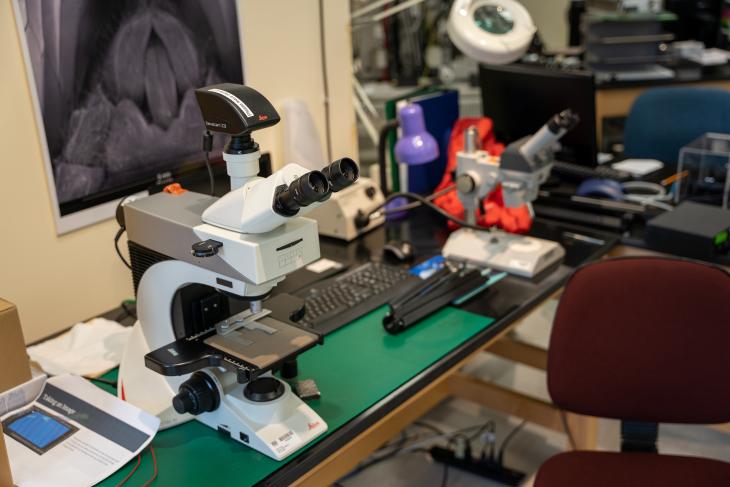 The Leica DM2700 Microscope.